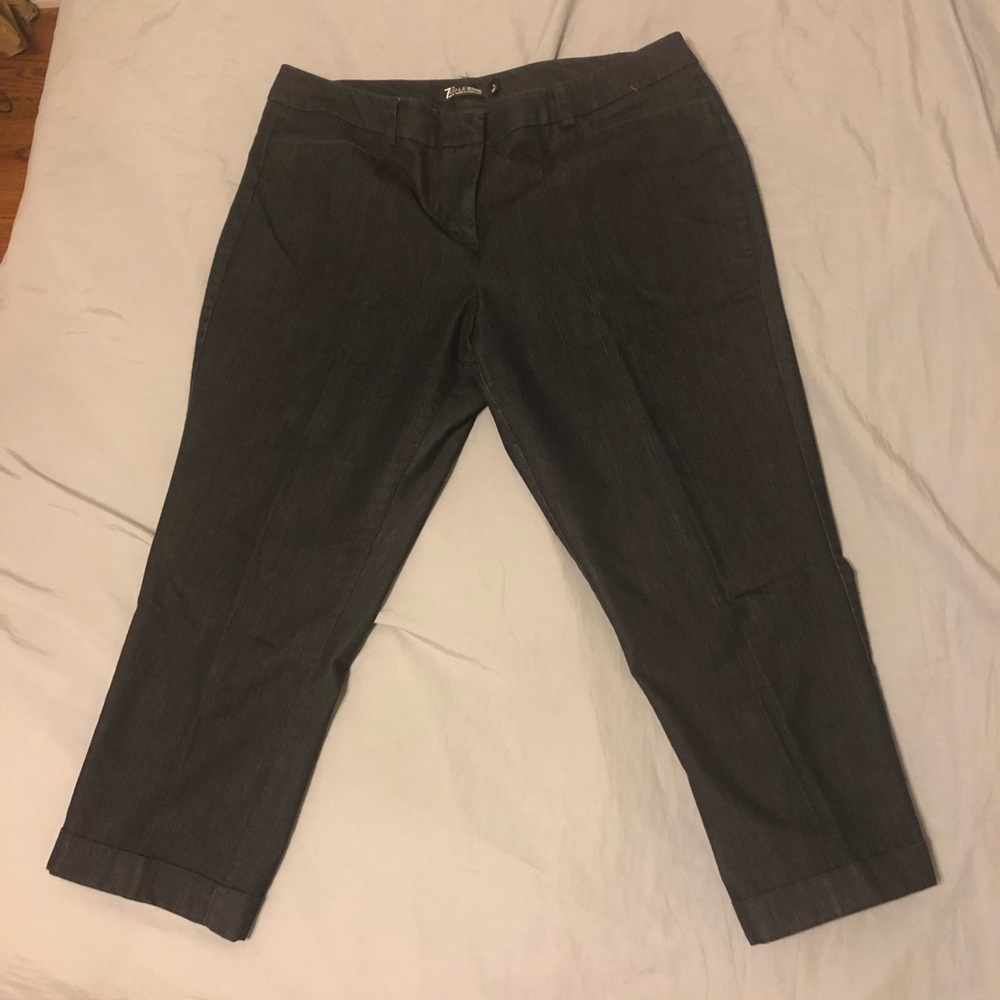 NEW YORK & COMPANY jeans SIZE 12 Capri lengthened!